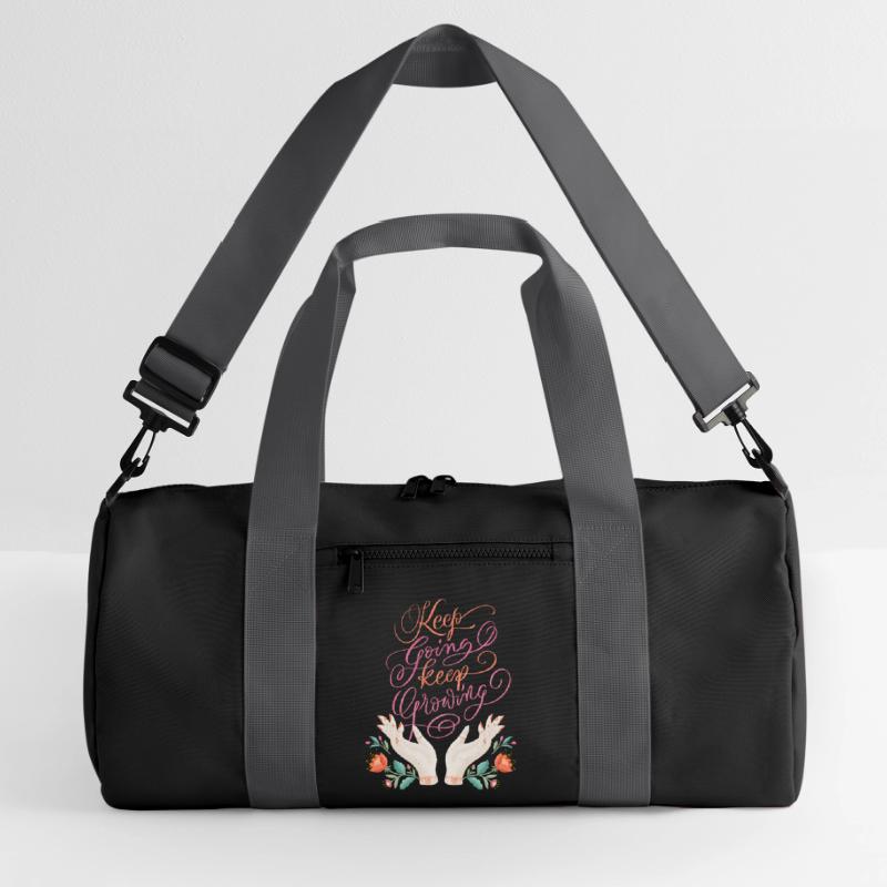 Keep Going. Keep Growing. Recycelte Duffel Bag