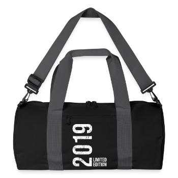Édition limitée Vintage 2019 – 7e anniversaire - Sac de sport recyclé - noir/gris graphite - Devant