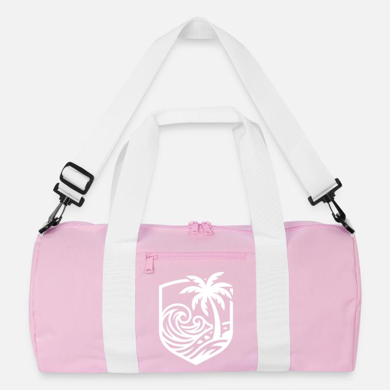 Palm Trees Beach Ocean Recycled Duffel Bag