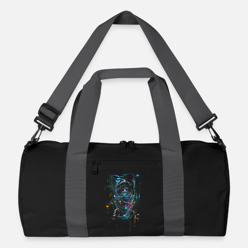 Scifi Hintergrund - ABSTRAKT Recycelte Duffel Bag