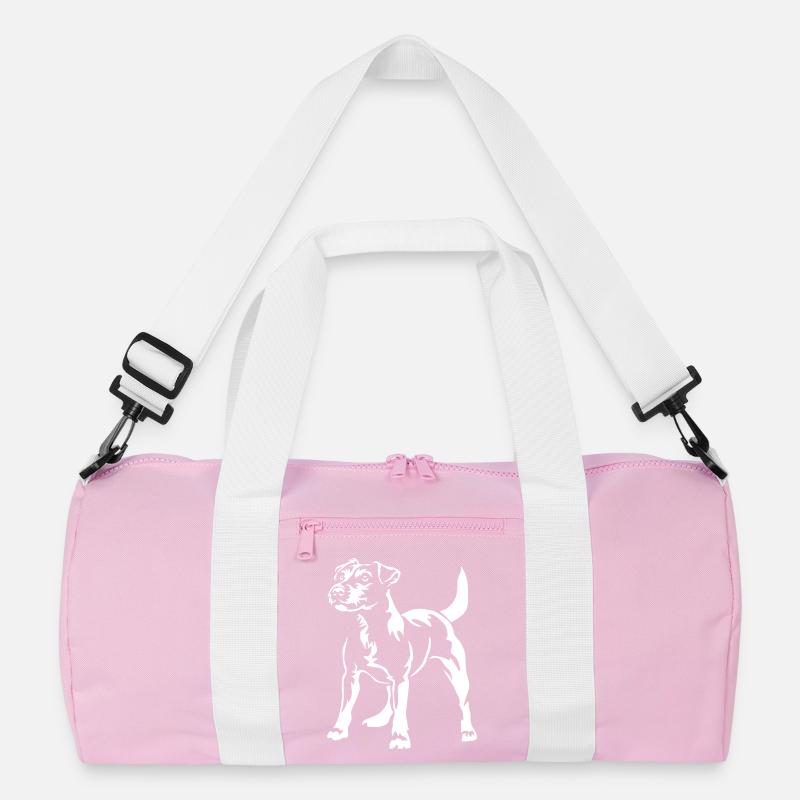 Parson Russell Terrier "Black Edition" Recycelte Duffel Bag