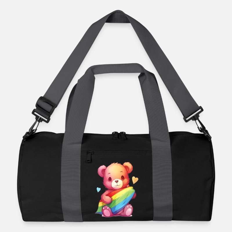 Liebe ist eine Bärennotwendigkeit Recycelte Duffel Bag