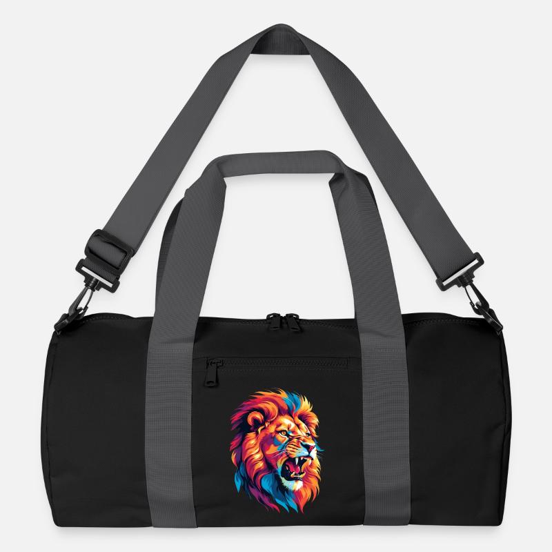 Mehrfarbiger Löwe Recycelte Duffel Bag