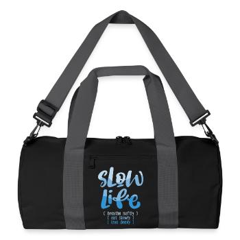Slow Life 2 - Sac de sport recyclé - noir/gris graphite - Devant