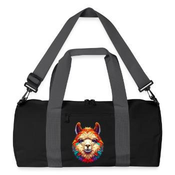 Alpaga - Sac de sport recyclé - noir/gris graphite - Devant