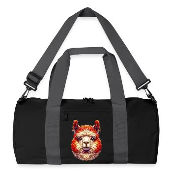 Alpaga - Sac de sport recyclé - noir/gris graphite - Devant