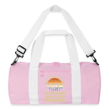 Tenue d’alpinisme en plein air - Sac de sport recyclé - rose/blanc - Devant