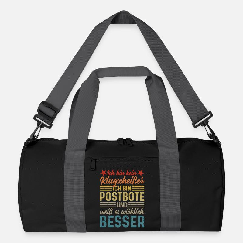 Postbote - Ich bin kein Klugscheißer Recycelte Duffel Bag