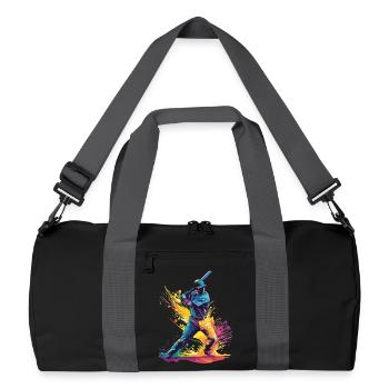 Baseball Players - Recycled Duffel Bag - black/graphite grey - Front