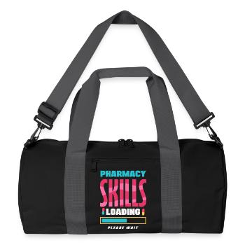 Apotheker Pharmazeutisch-technischer - Recycelte Duffel Bag - Schwarz/Graphitgrau - Vorne