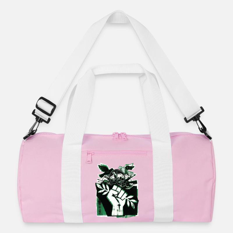 Gegen Krieg Frieden Faust Recycelte Duffel Bag