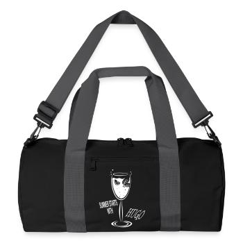 Der Sommer beginnt mit Cocktail Higo - Recycelte Duffel Bag - Schwarz/Graphitgrau - Vorne
