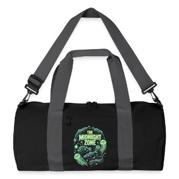 Plastic Sea - Recycled Duffel Bag - black/graphite grey - Front