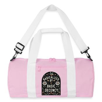 Flower Statement for Equality Fans - Recycled Duffel Bag - pink/white - Front