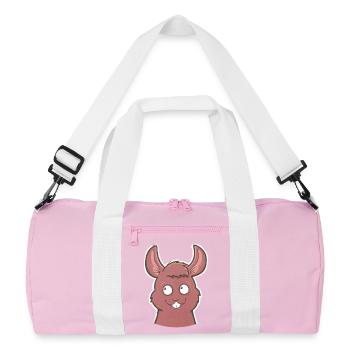 Écureuil - Sac de sport recyclé - rose/blanc - Devant
