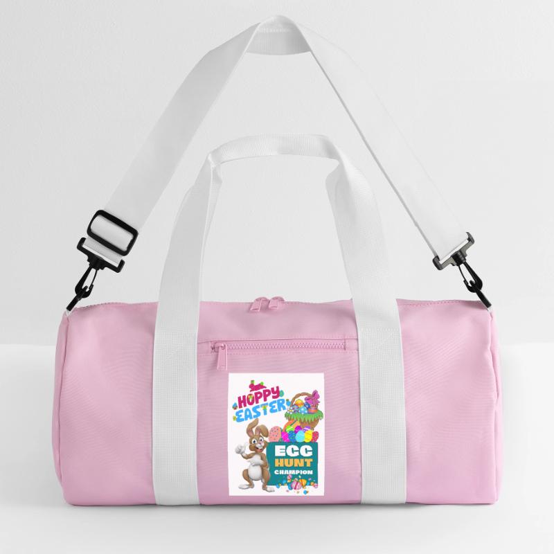 Happy Easter Easter Bunny Egg Hunt Champion Easter Recycled Duffel Bag