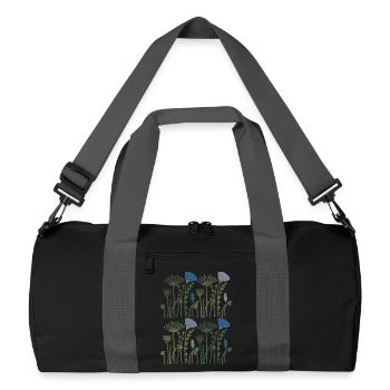 Dried flowers flower meadow - Recycled Duffel Bag - black/graphite grey - Front