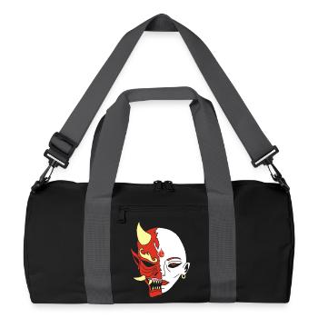 Human or demon? - Recycled Duffel Bag - black/graphite grey - Front