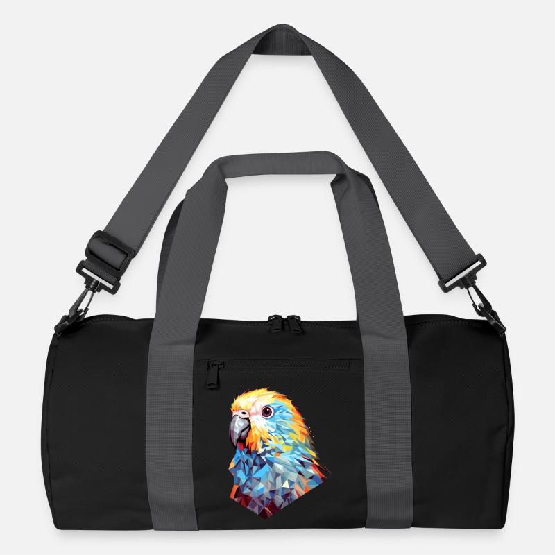 Wellensittich Polygon Vogel Wellensittiche Recycelte Duffel Bag