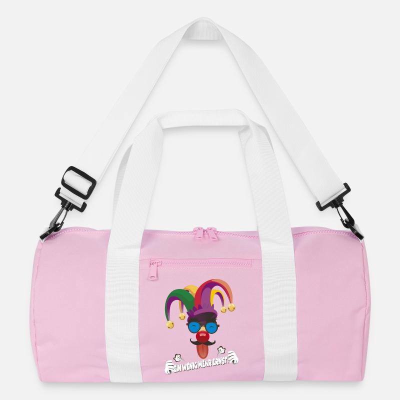 Bunter Jester mit Gläsern Recycelte Duffel Bag