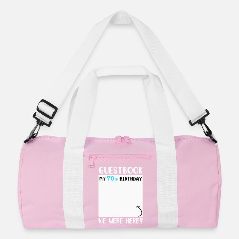 70th Birthday Recycled Duffel Bag
