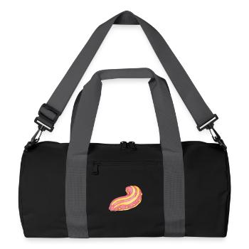 Curieuse concombre de mer - Sac de sport recyclé - noir/gris graphite - Devant