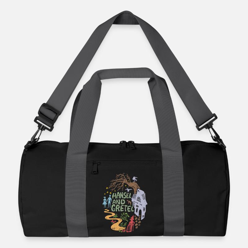 Hansel and Gretel Witch House Vintage Recycled Duffel Bag
