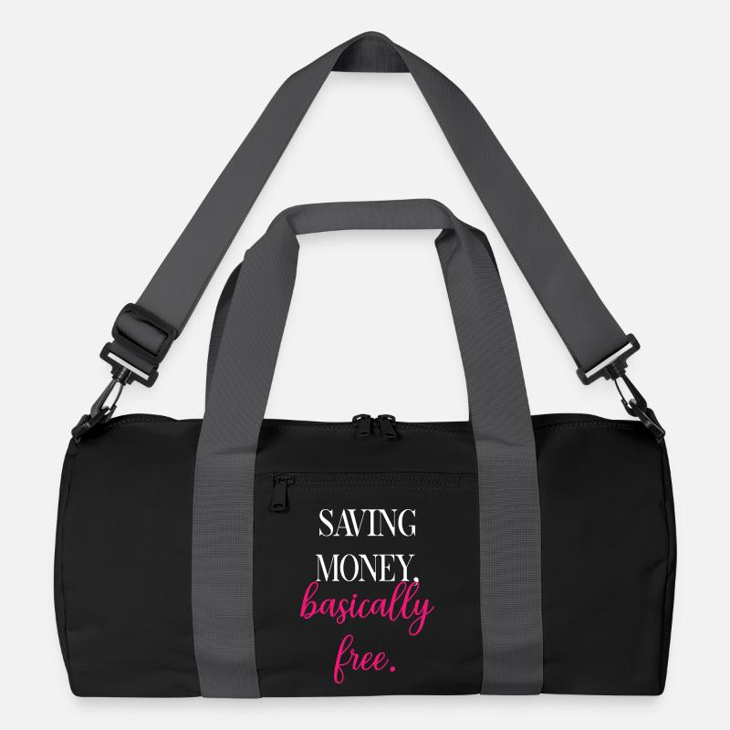 Funny Shopping Logic: Basically Free Savings	 Recycled Duffel Bag