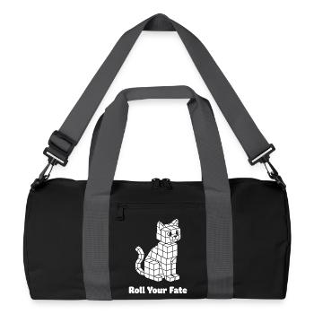 Dice Cat : Jet Your Fate - Sac de sport recyclé - noir/gris graphite - Devant