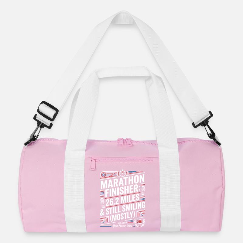 Marathon Finisher: Still Smiling Recycelte Duffel Bag