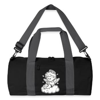Rage Gaming Cherub – Angry Angel Gambles - Recycled Duffel Bag - black/graphite grey - Front