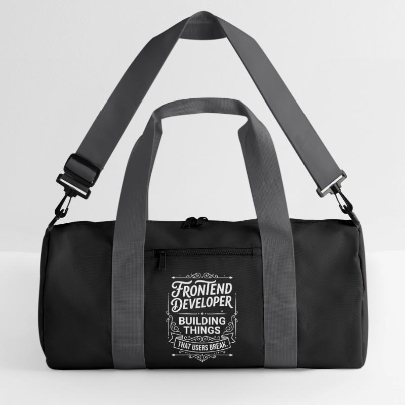 Frontend developer builds things Recycled Duffel Bag