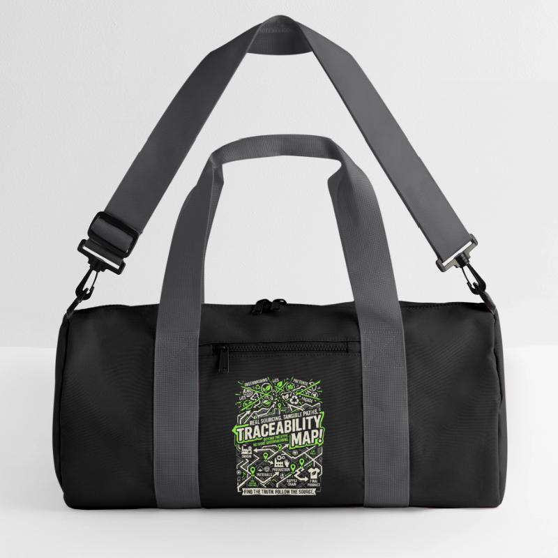 Traceability Map Recycled Duffel Bag