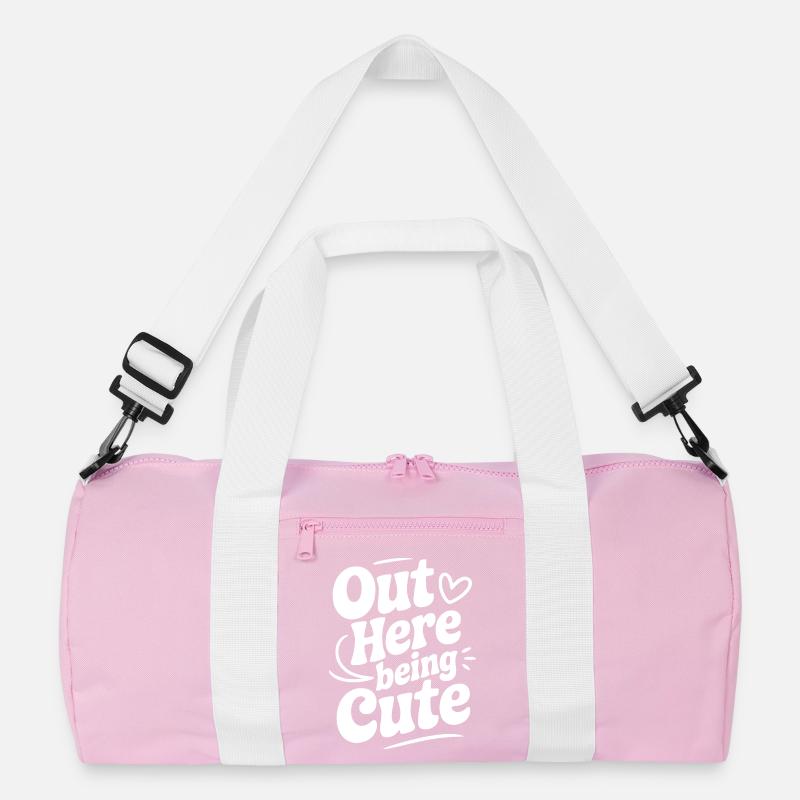 Hier draußen süß sein Recycelte Duffel Bag