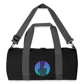 "Le Cap ou pas Cap" - Sac de sport recyclé - noir/gris graphite - Devant