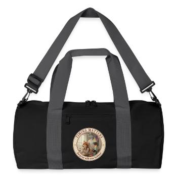 Fursona Timing Matters - Recycled Duffel Bag - black/graphite grey - Front