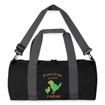 Kid I'm going to be Big Brother 2024 Announce Big - Recycled Duffel Bag - black/graphite grey - Front