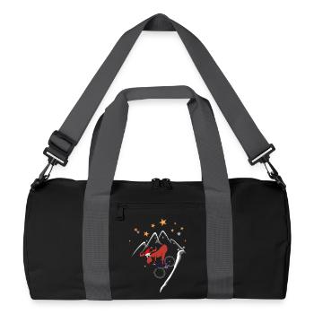 Moose MTB Downhill Xmas - Recycled Duffel Bag - black/graphite grey - Front