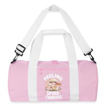 Sentiment sporé-tanéeux Drôle de mycologie - Sac de sport recyclé - rose/blanc - Devant