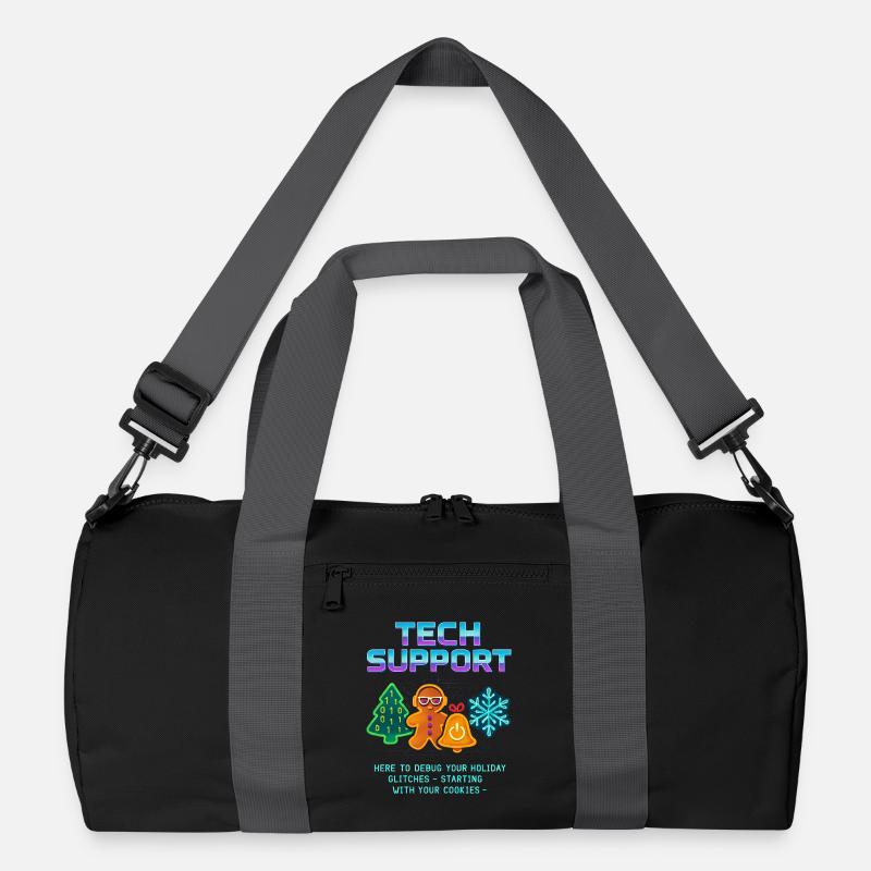 Lustiger Technischer Support Debug Weihnachten Recycelte Duffel Bag