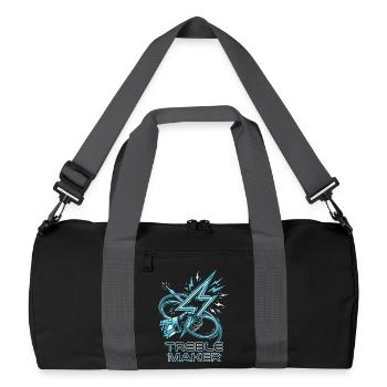 Créateur de Hauts Audio Digital Jeu de mots Musicien - Sac de sport recyclé - noir/gris graphite - Devant