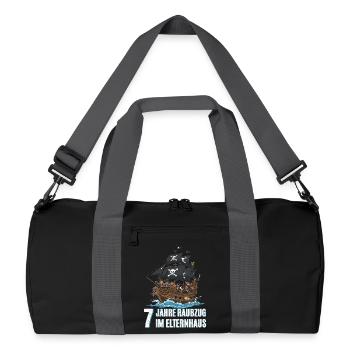 7e anniversaire des Pirates - Sac de sport recyclé - noir/gris graphite - Devant