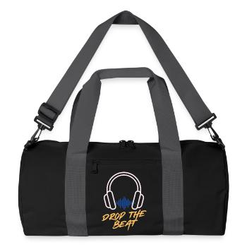Waveform Drop the Beat Kopfhörer - Recycelte Duffel Bag - Schwarz/Graphitgrau - Vorne