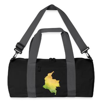 Colombia - Recycelte Duffel Bag - Schwarz/Graphitgrau - Vorne