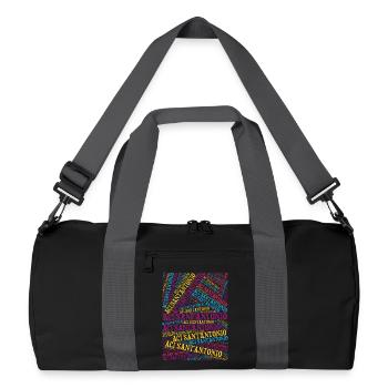 t-shirt Sicilia Aci Sant’Antonio nuage de mots - Sac de sport recyclé - noir/gris graphite - Devant
