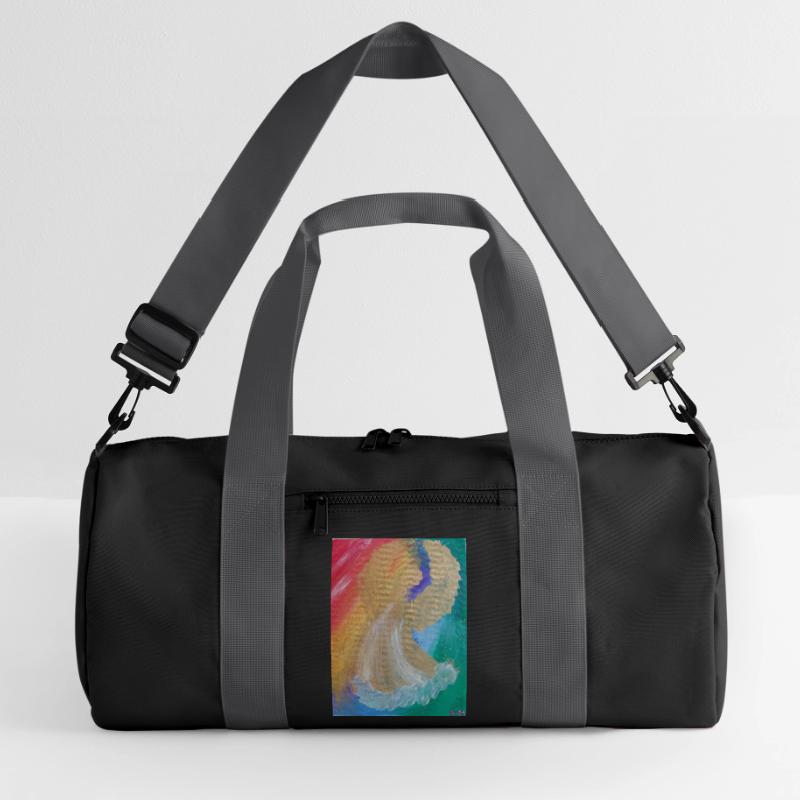 Regenbogenengel - Engel des Einklangs - Engelbild Recycelte Duffel Bag