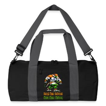 Inde Eléphant Couleurs nationales Design - Sac de sport recyclé - noir/gris graphite - Devant