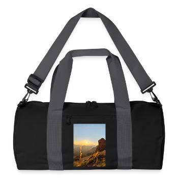 Coucher de soleil - Sac de sport recyclé - noir/gris graphite - Devant