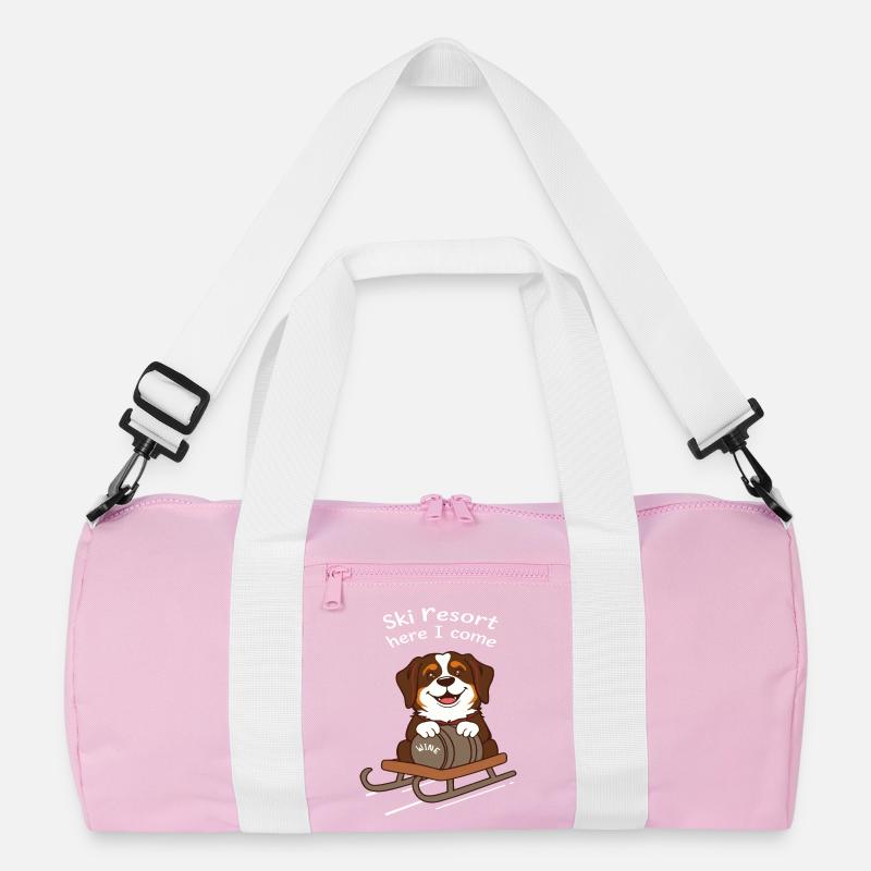St. Bernard Dog Recycled Duffel Bag