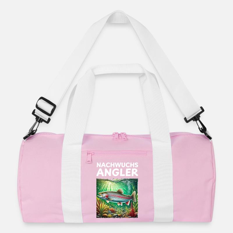Forelle Kinder Angler Geschenk Recycelte Duffel Bag